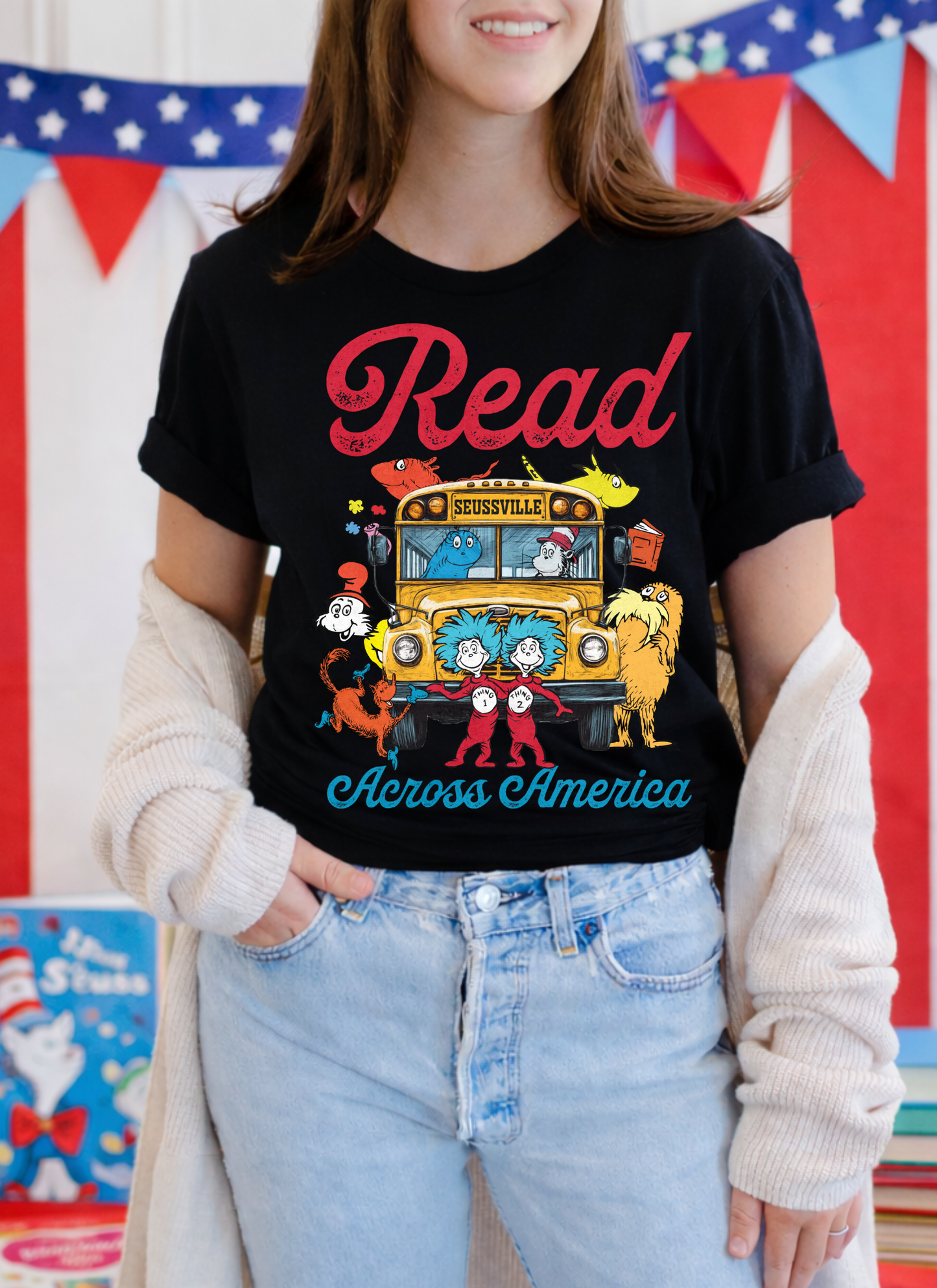 Read Across America Vintage Design